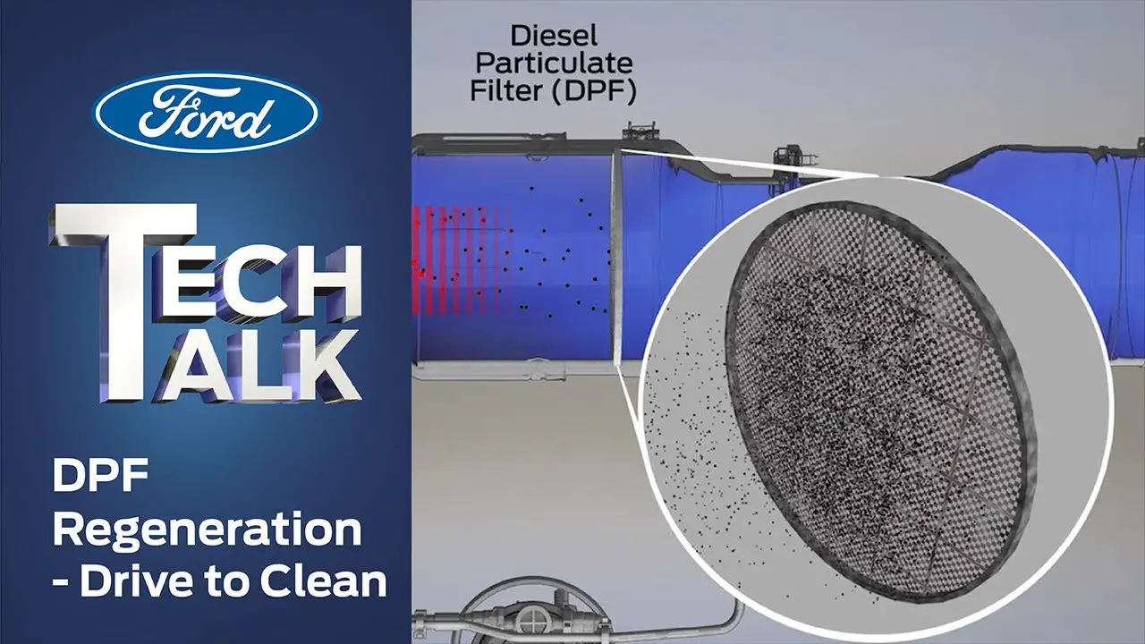 F250 Cleaning Exhaust Filter Message