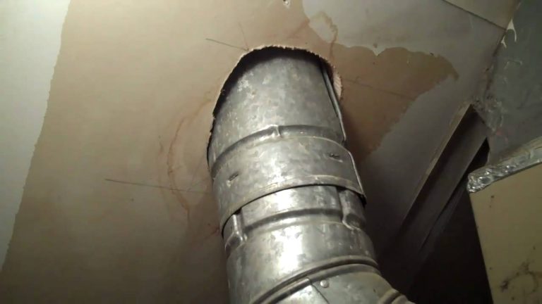 Water Heater Exhaust Pipe Leaking