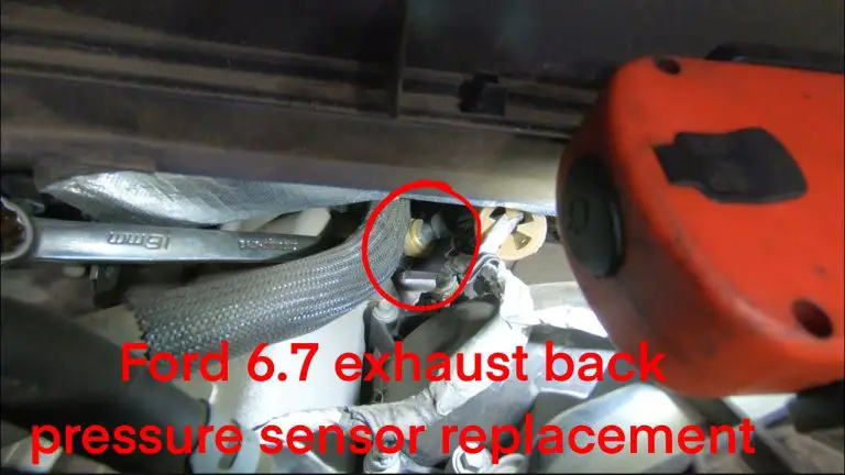 6.7 Powerstroke Exhaust Back Pressure Sensor Location