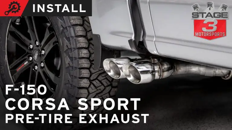 F150 Side Exit Exhaust before Tire