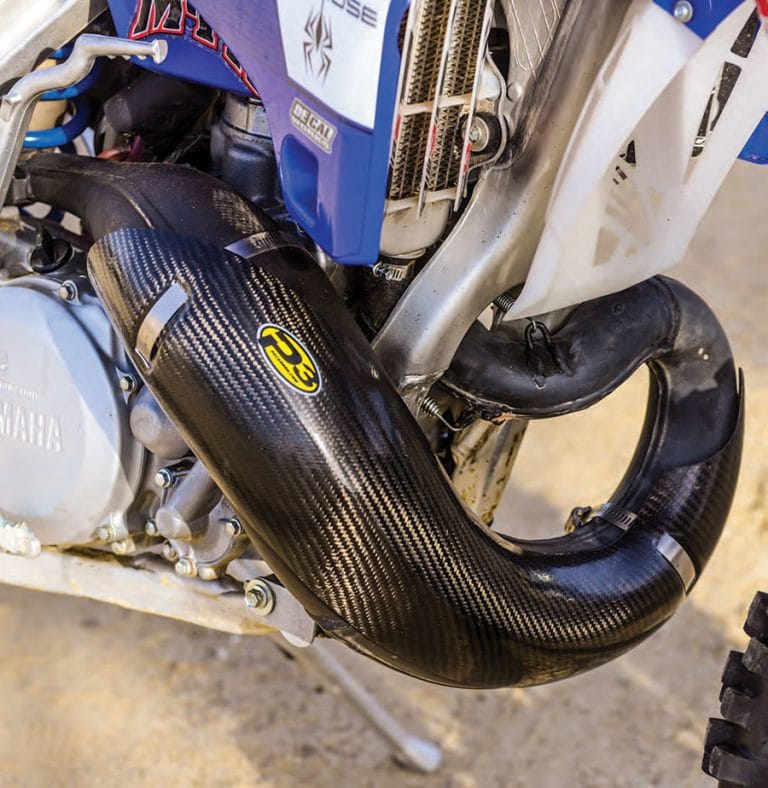 Are Carbon Fiber Guards Bad for Your 2-Stroke Exhaust Pipe