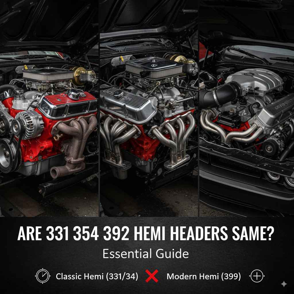 Are 331 354 392 Hemi Headers Same