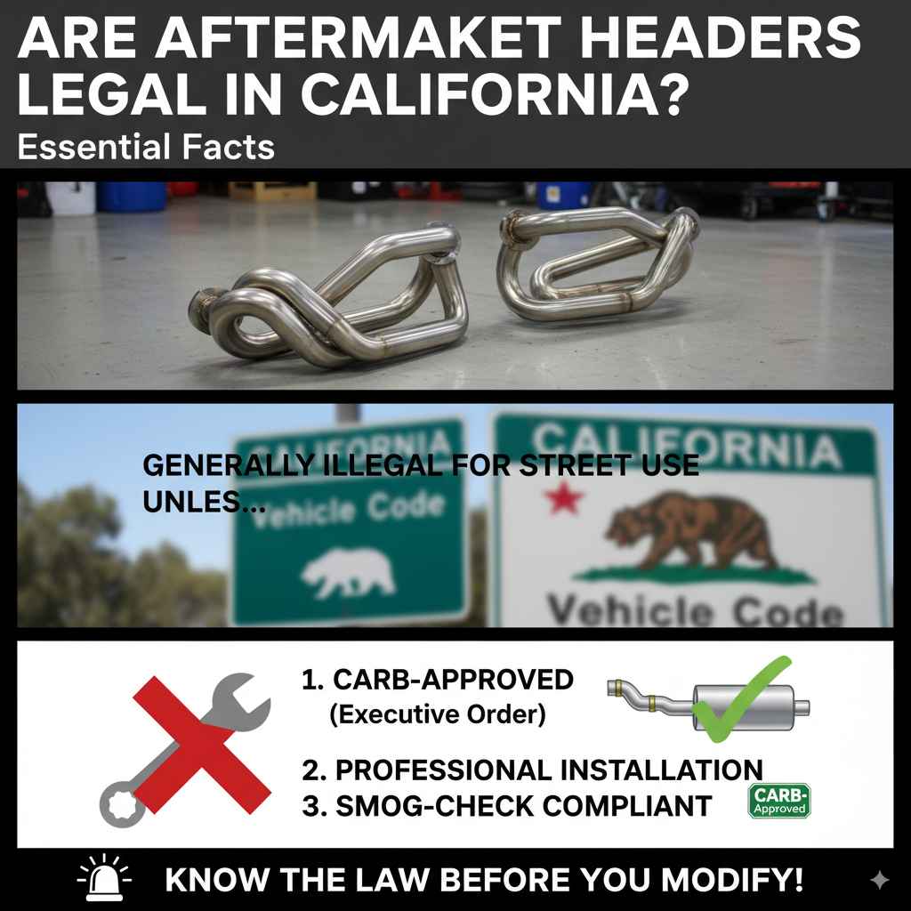 Are Aftermarket Headers Legal in California