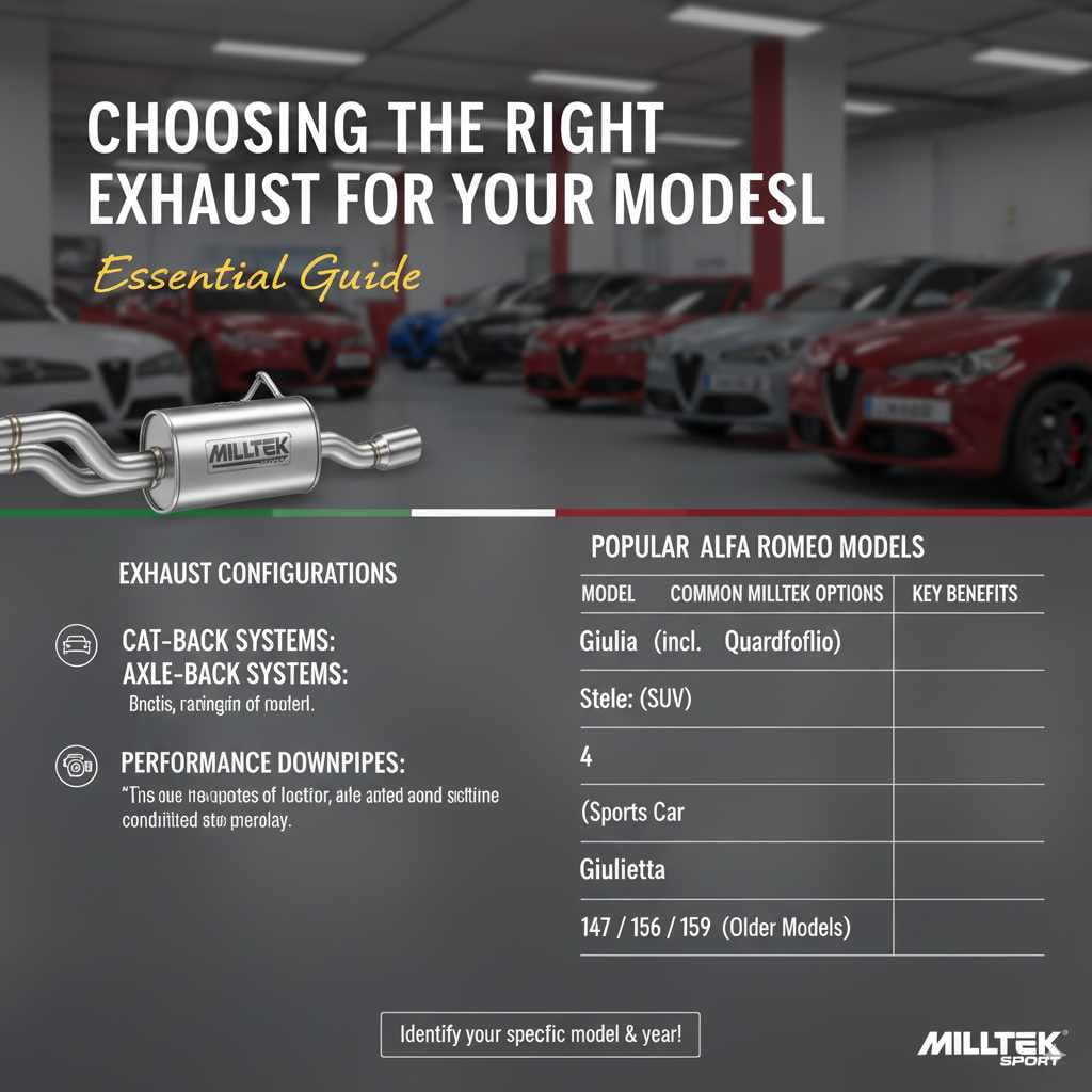 Milltek Exhaust for Alfa Romeo
