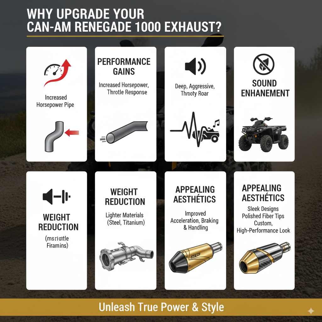 Types of Can-Am Renegade 1000 Exhaust Systems