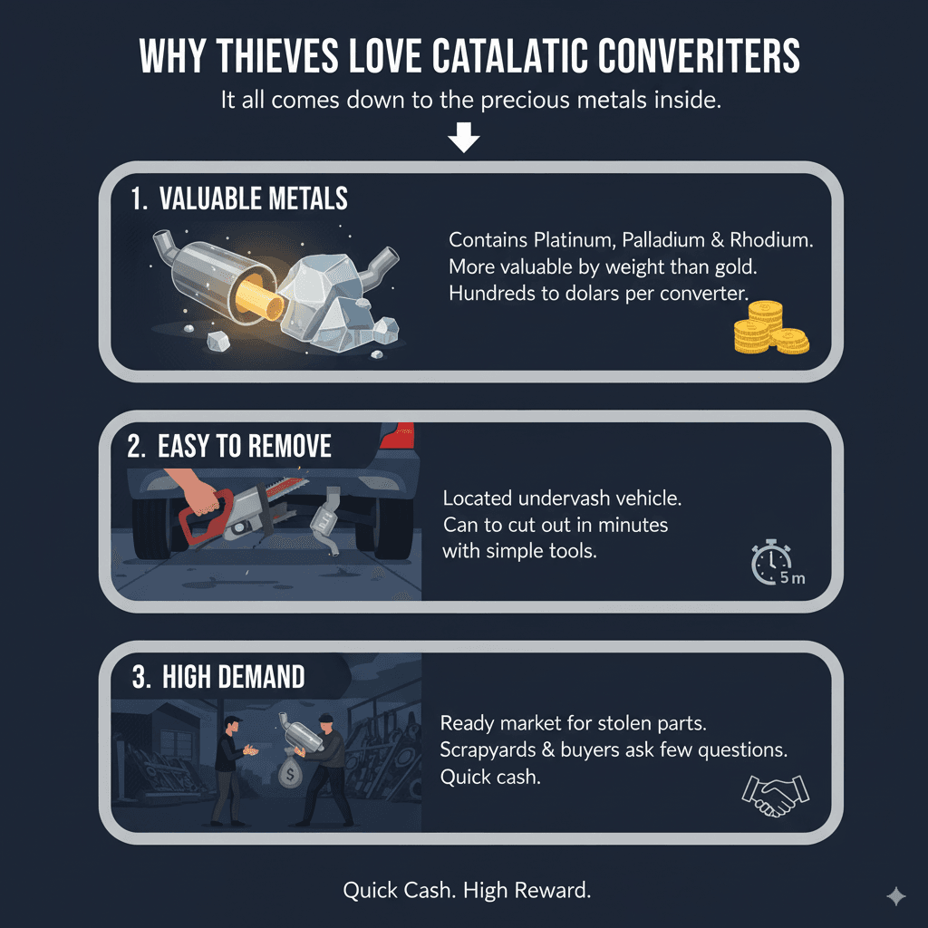 Why Thieves Love Catalytic Converters