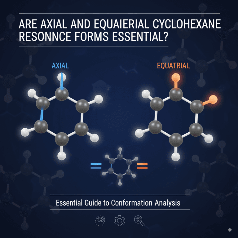 Are Axial and Equatorial Cyclohexane Resonance Forms Essential?