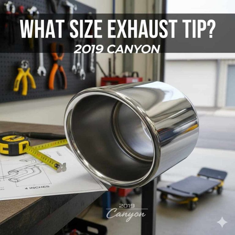 What Size Exhaust Tip 2019 Canyon