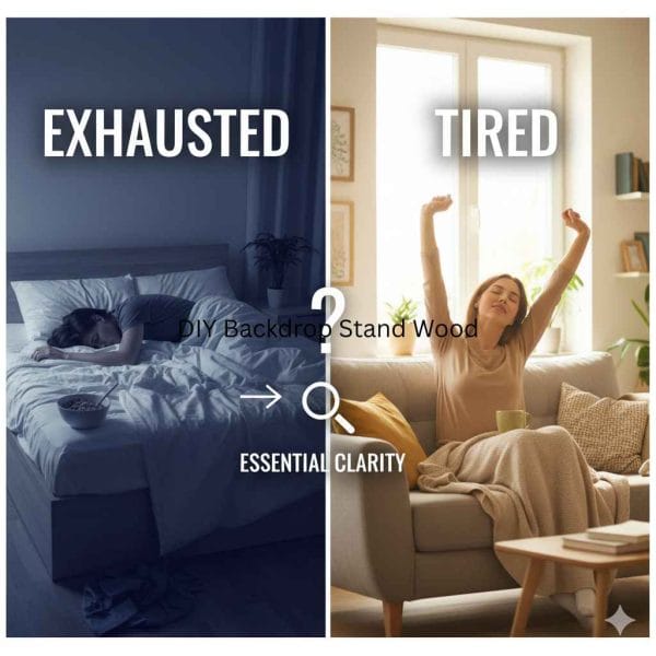 Difference Between Exhausted and Tired