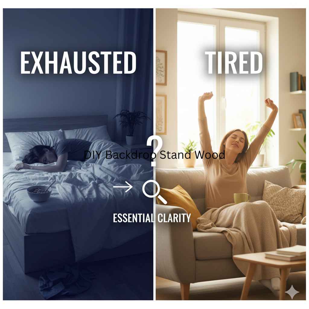 Difference Between Exhausted and Tired