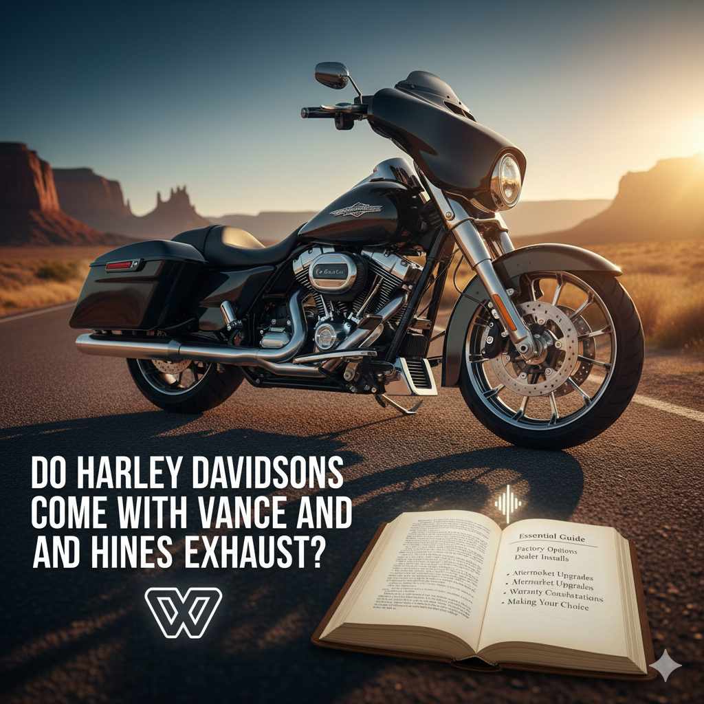 Do Harley Davidsons Come With Vance And Hines Exhaust