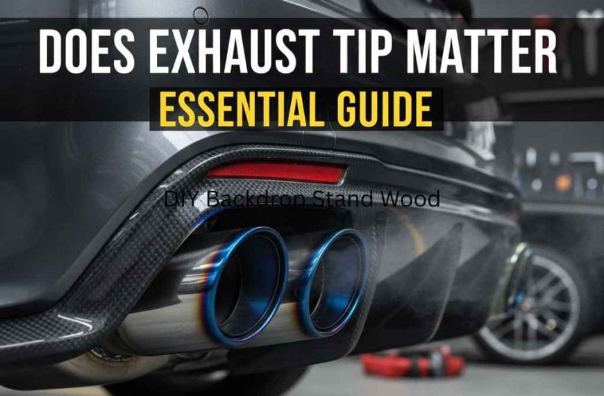 Does Exhaust Tip Mater