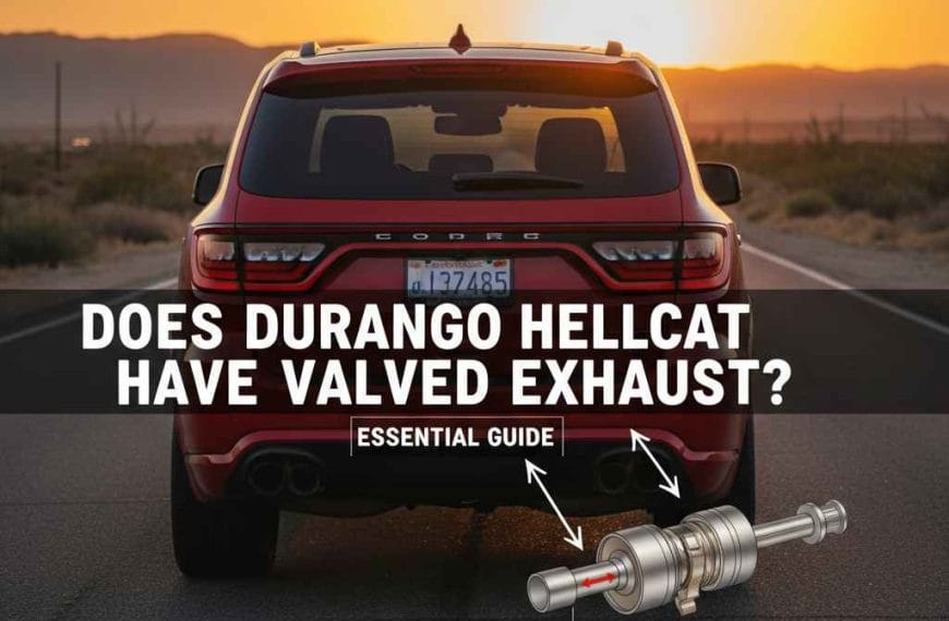 Does The Durango Hellcat Have Valved Exhaust