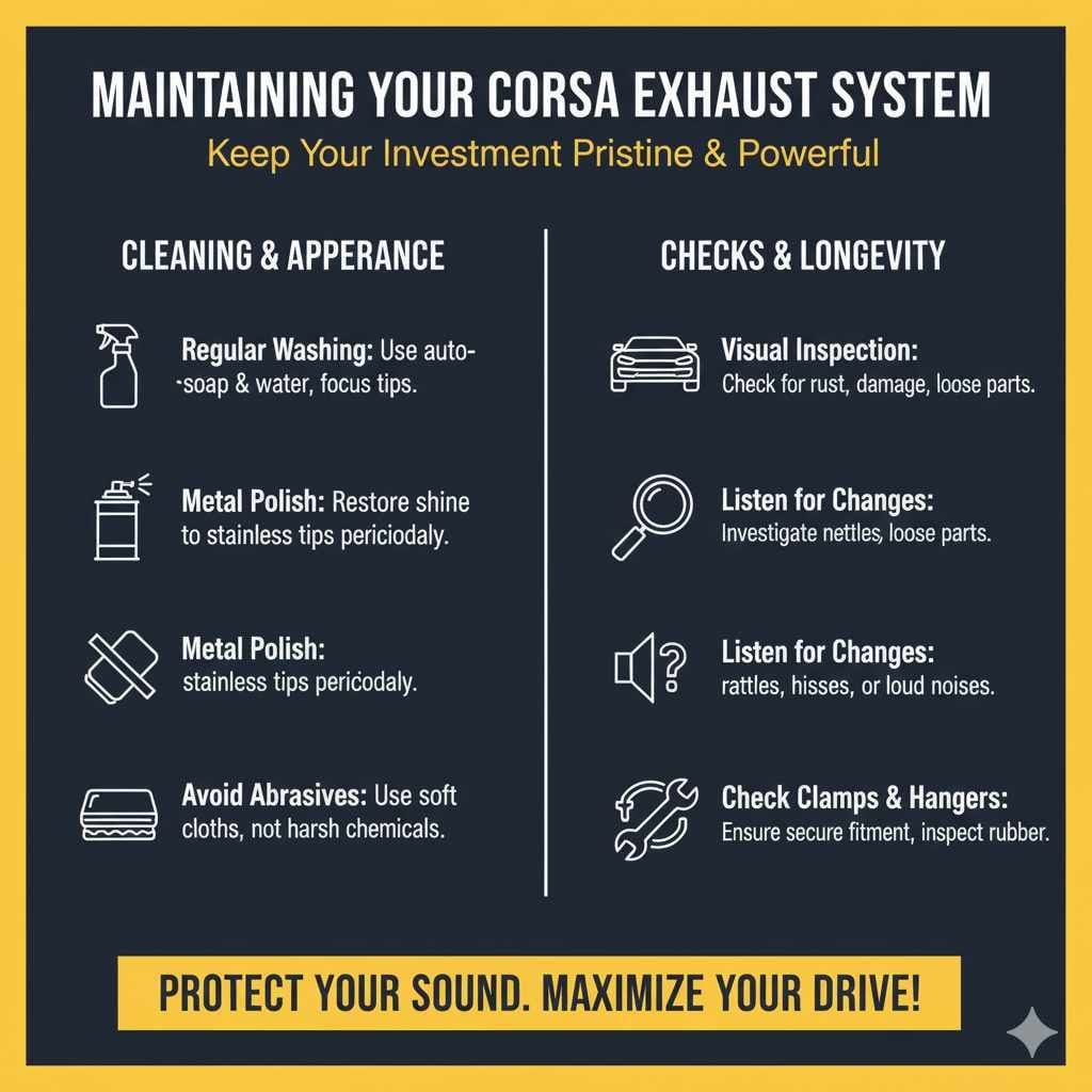 Maintaining Your Corsa Exhaust System