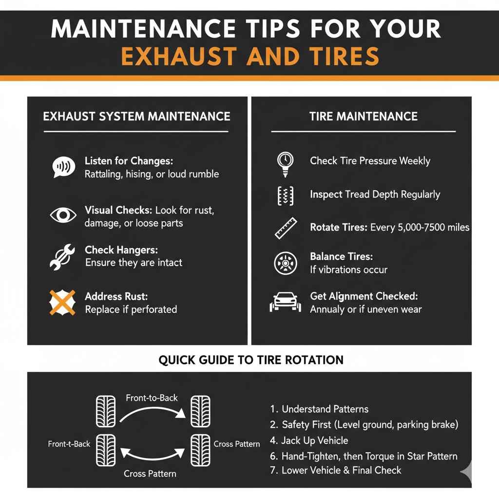 Maintenance Tips for Your Exhaust and Tires