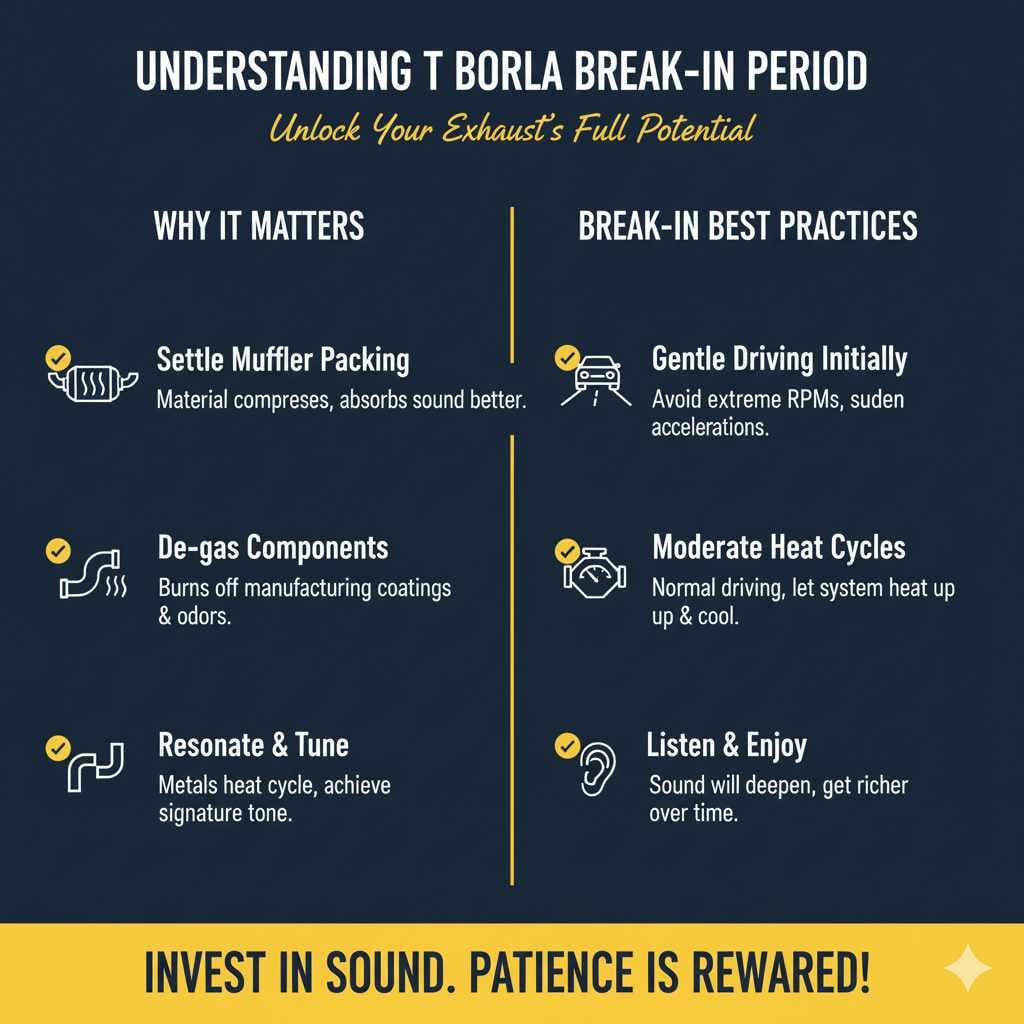Understanding the Borla Break-In Period