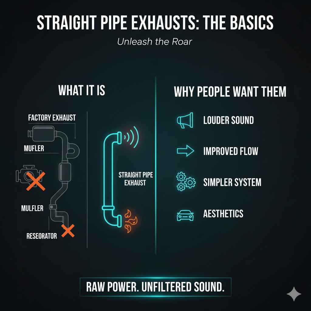 Straight Pipe Exhaust Systems