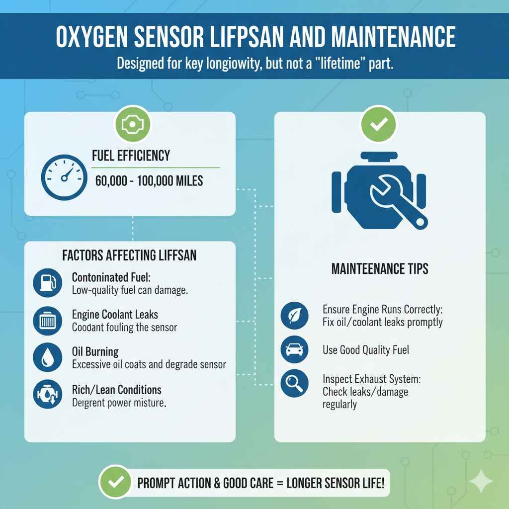 Oxygen Sensor Lifespan and Maintenance
