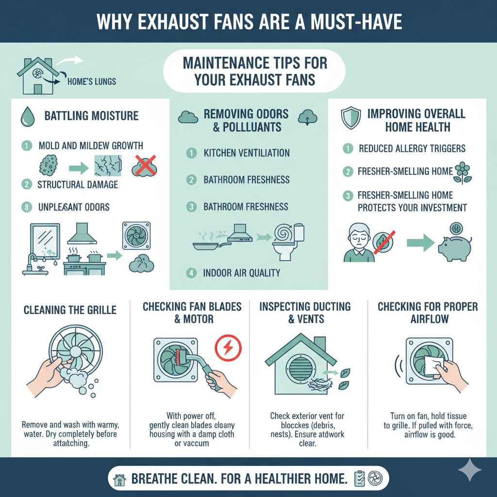 Why Exhaust Fans Are a Must-Have