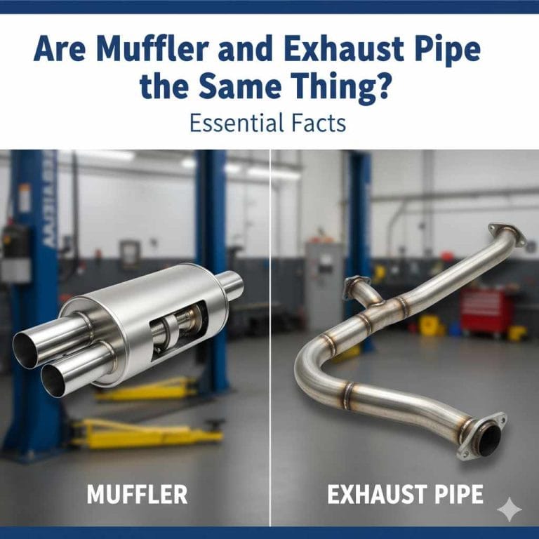 Are Muffler and Exhaust Pipe the Same Thing