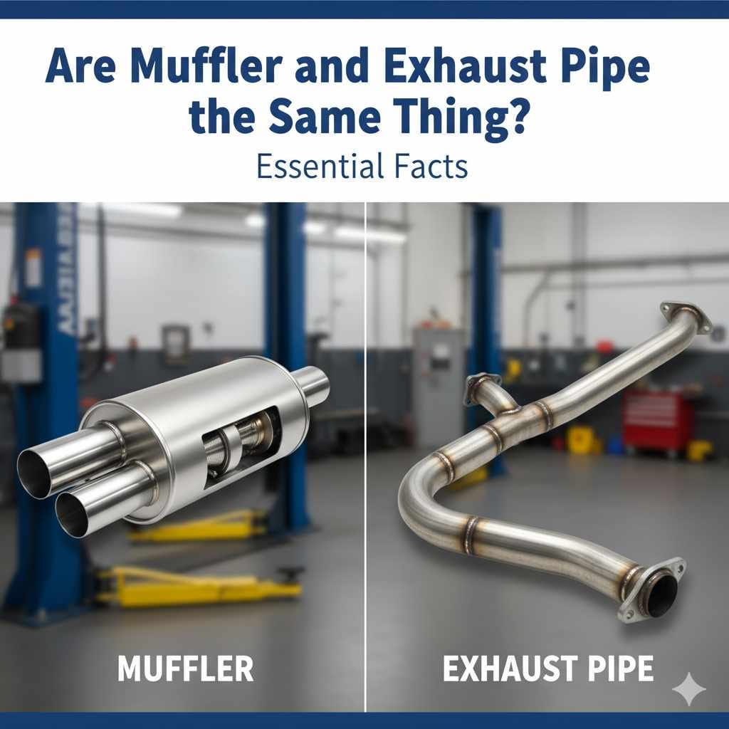 Are Muffler and Exhaust Pipe the Same Thing