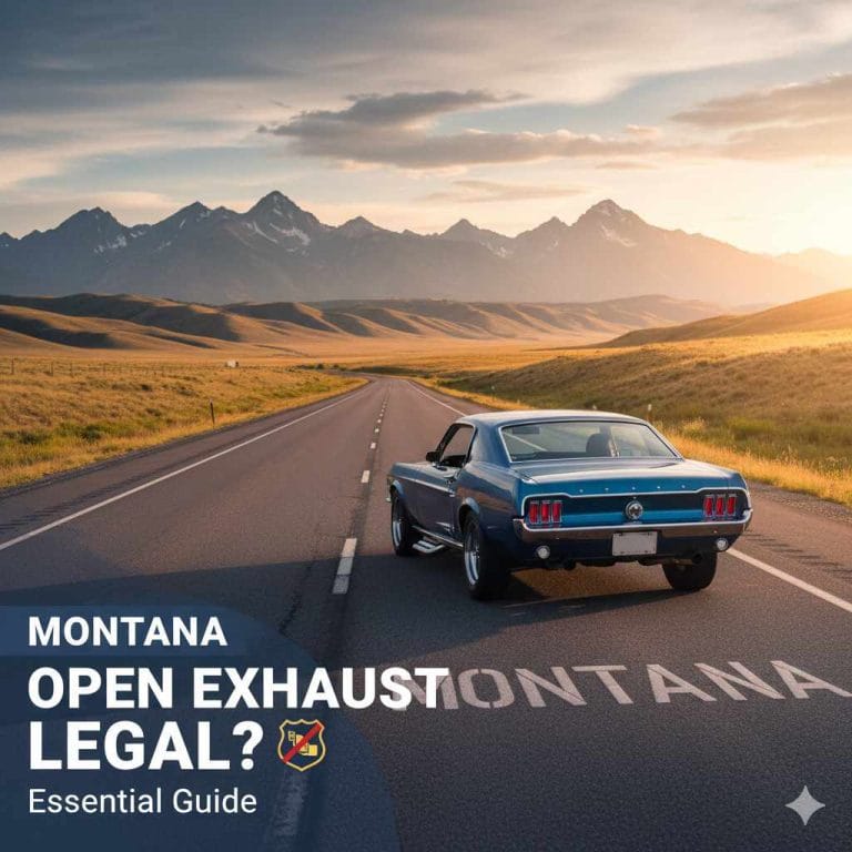 Are Open Exhaust Pipes Legal in Montana
