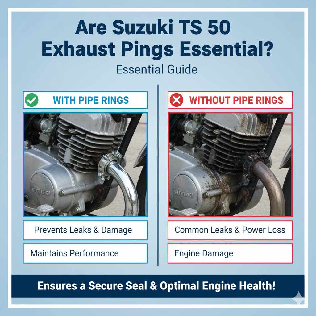 Are Suzuki TS 50 Exhaust Pipe Rings Essential