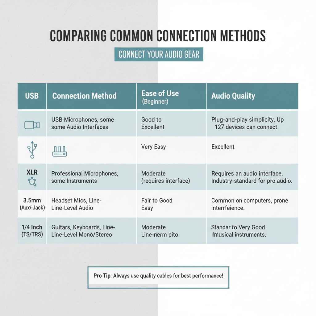 Comparing Common Connection Methods