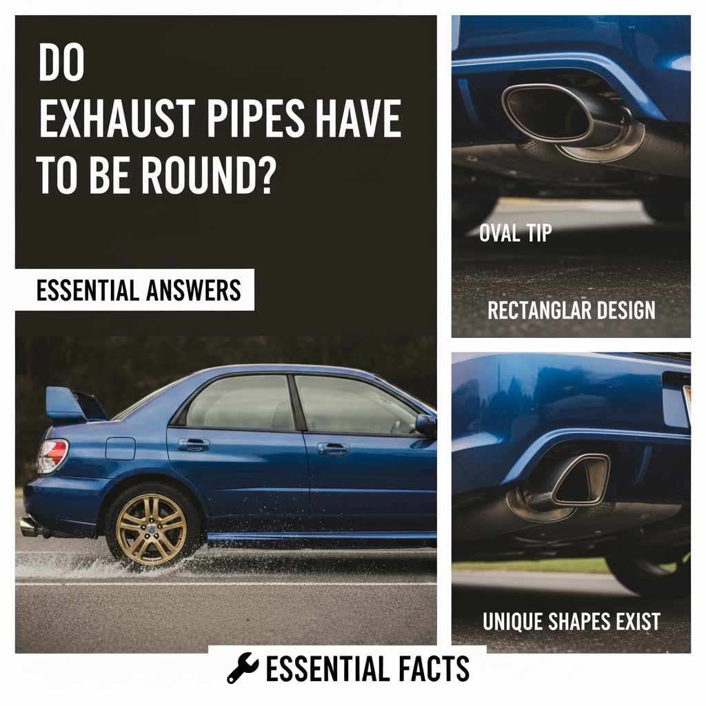 Do Exhaust Pipes Have to Be Round