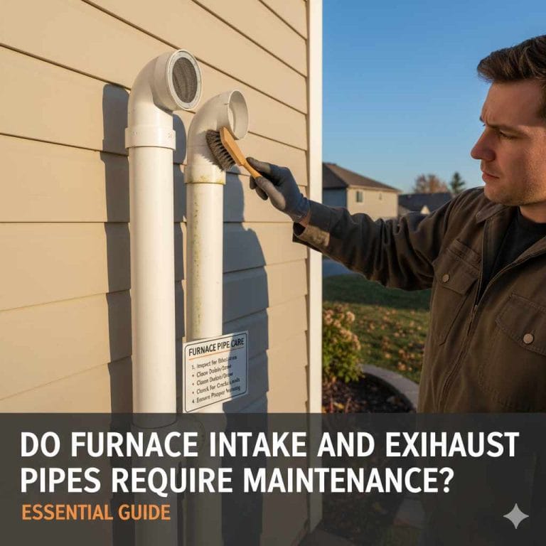 Do Furnace Intake and Exhaust Pipes Require Maintenance