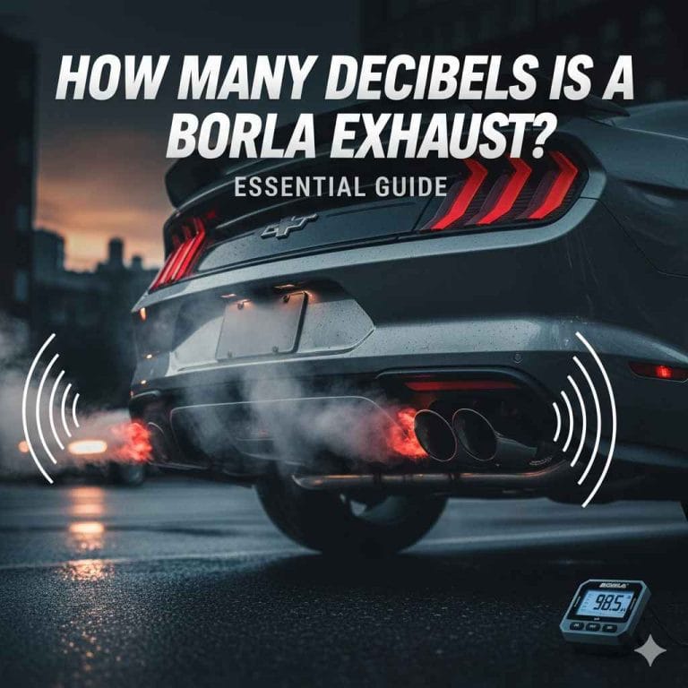 How Many Decibels Is a Borla Exhaust