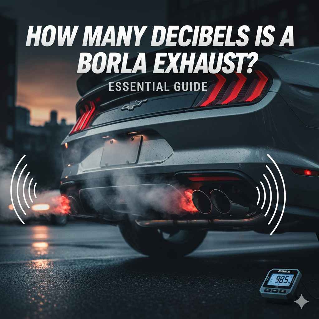 How Many Decibels Is a Borla Exhaust