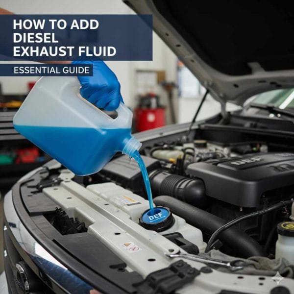 How to Add Diesel Exhaust Fluid