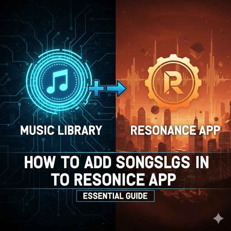 How to Add Songs in Resonance App