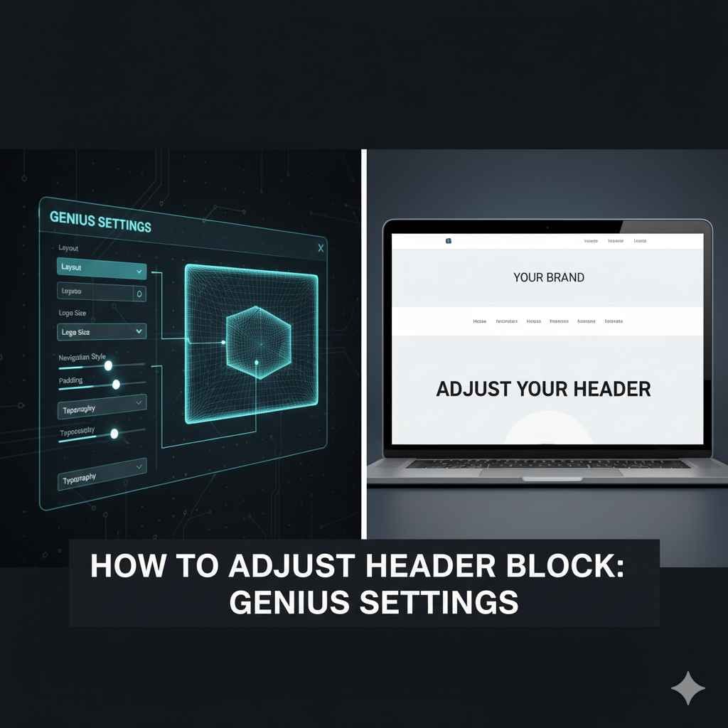 How to Adjust Header Block