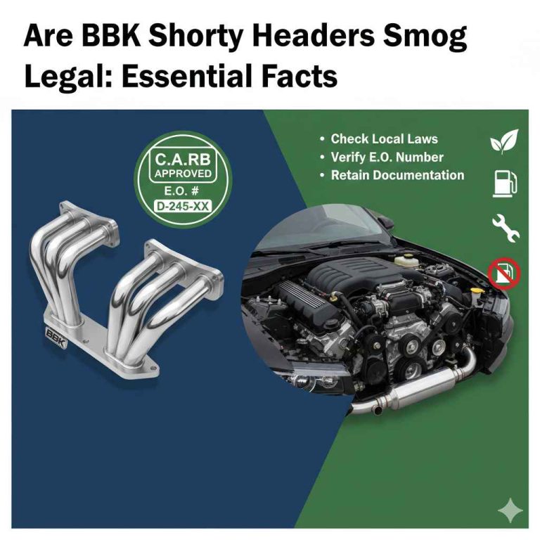 Are BBK Shorty Headers Smog Legal