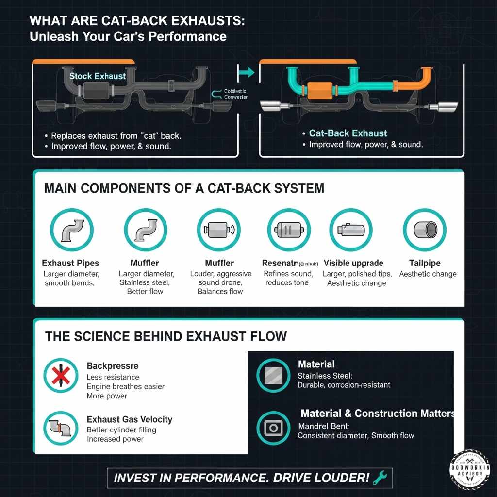 What Are Cat-Back Exhausts and How Do They Work