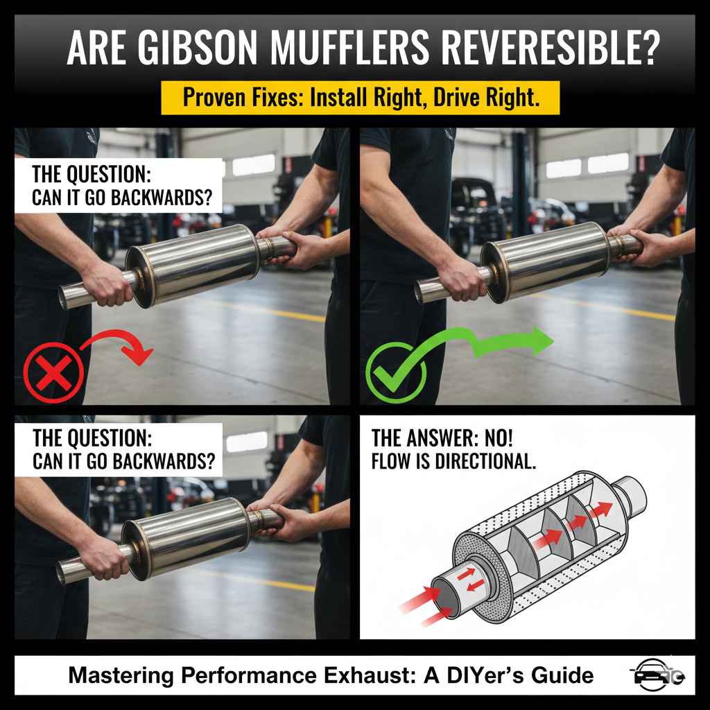 Are Gibson Mufflers Reversible