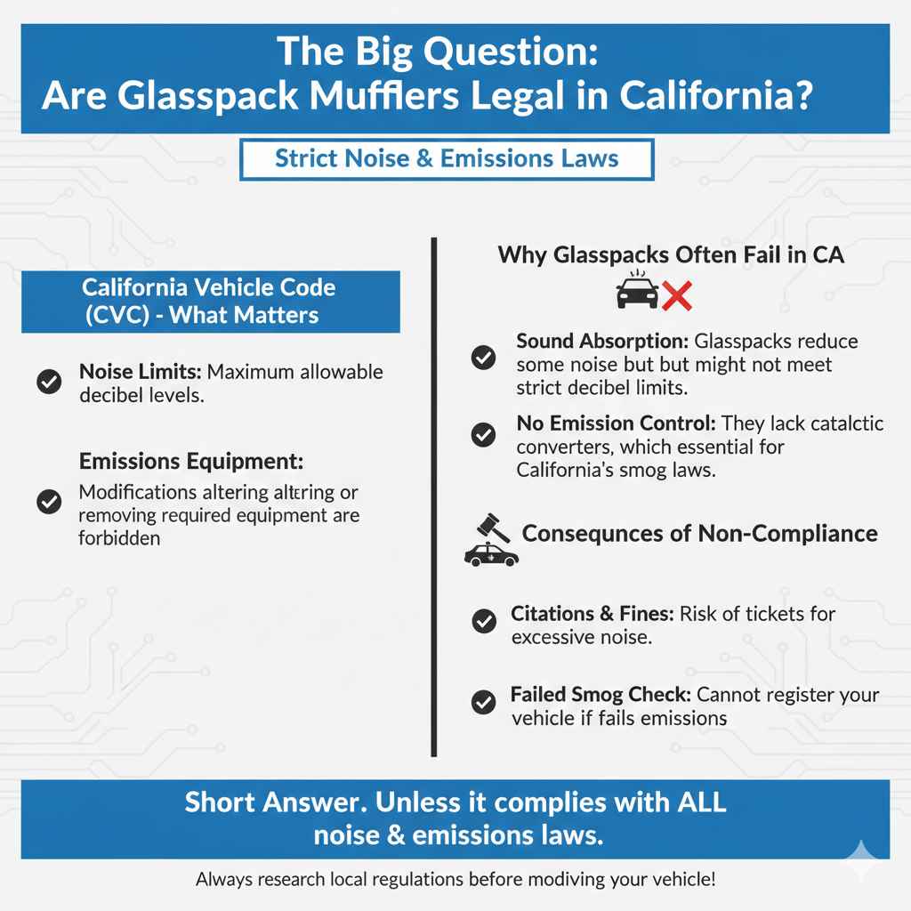 Are Glasspack Mufflers Legal in California (1)