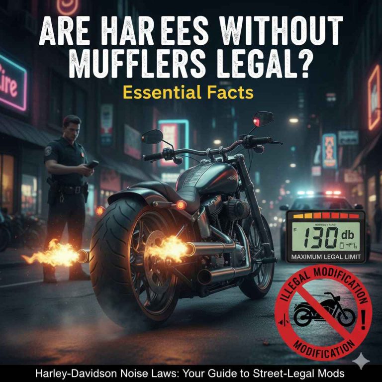 Are Harleys Without Mufflers Legal