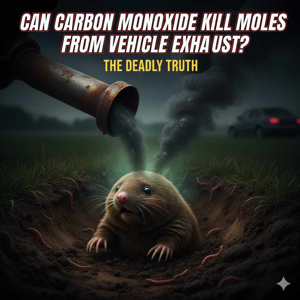 Can Carbon Monoxide Kill Moles From Vehicle Exhaust