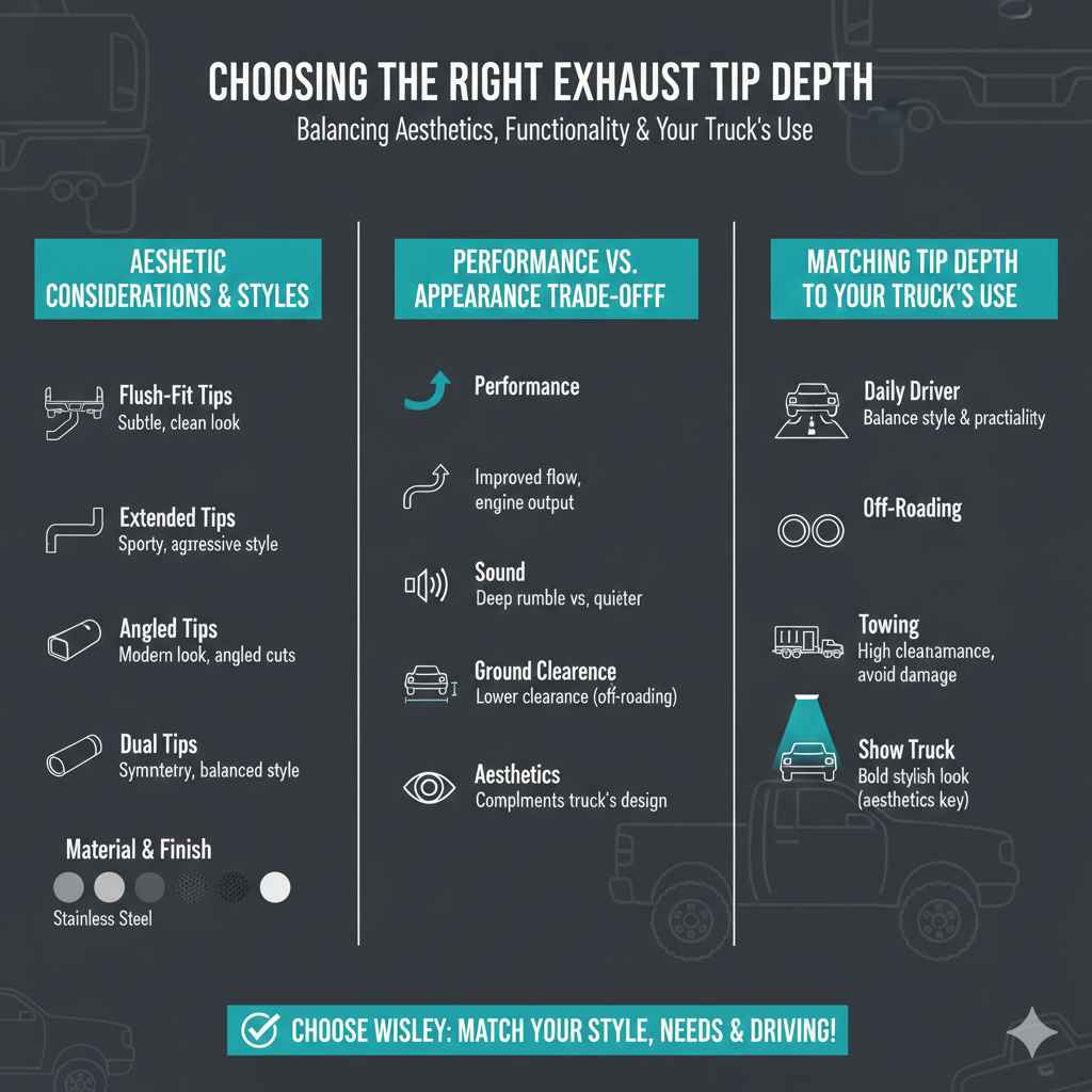 Choosing the Right Exhaust Tip Depth