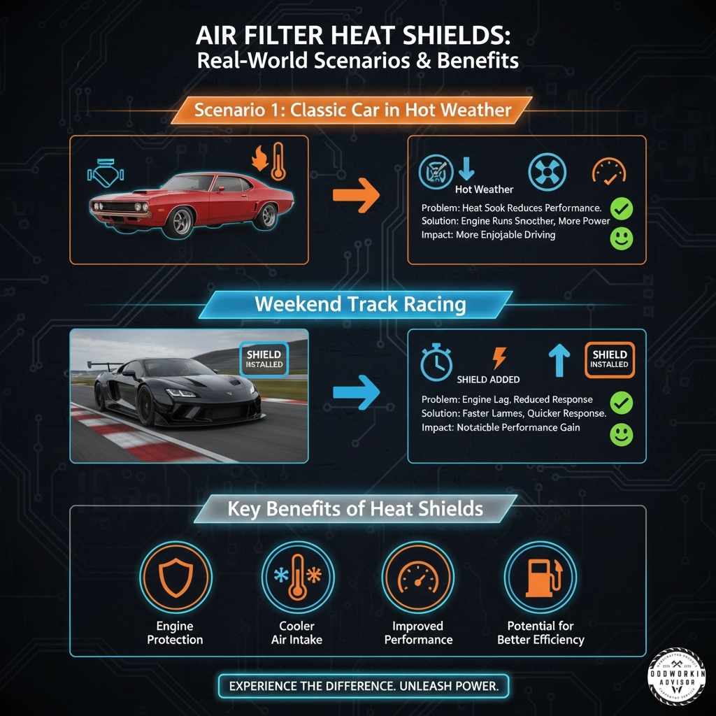 Do Air Filter Heat Shields Really Work