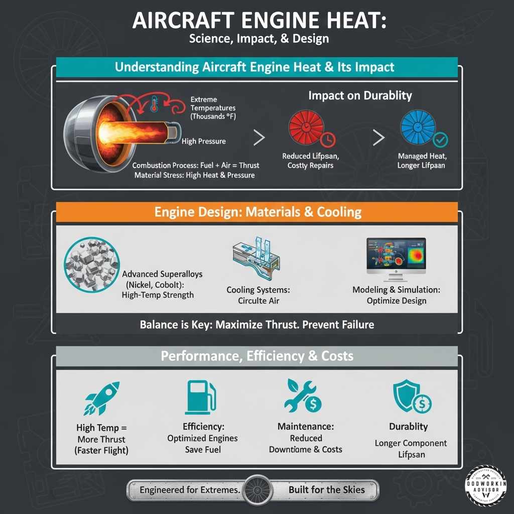 Understanding Aircraft Engine Heat and Its Impact