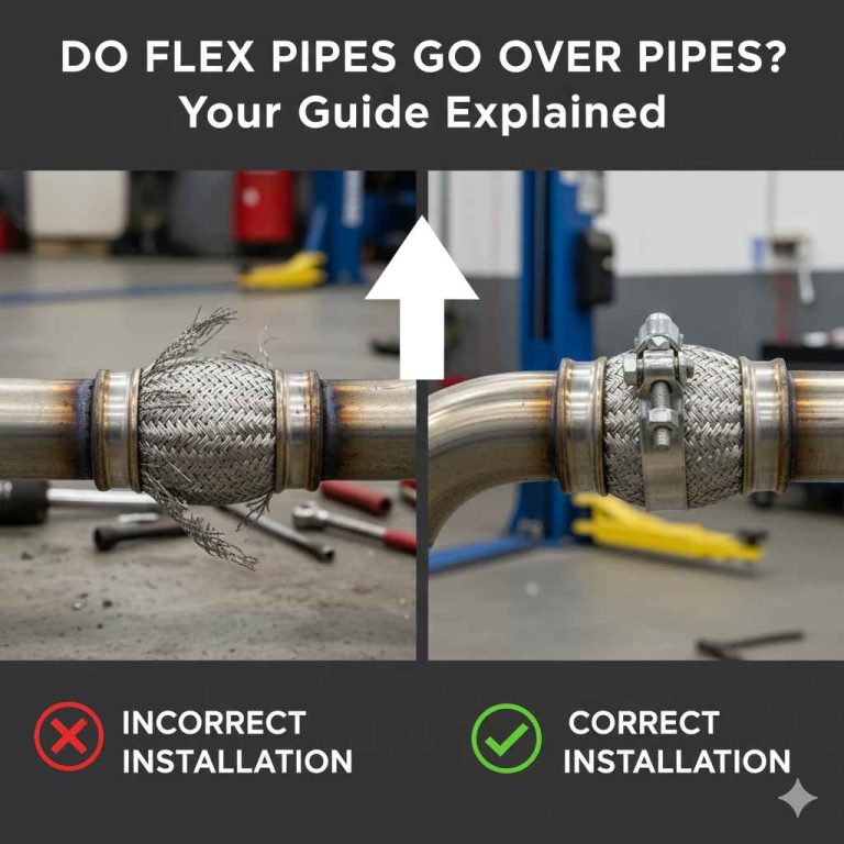 Do Flex Pipes Go Over Pipes