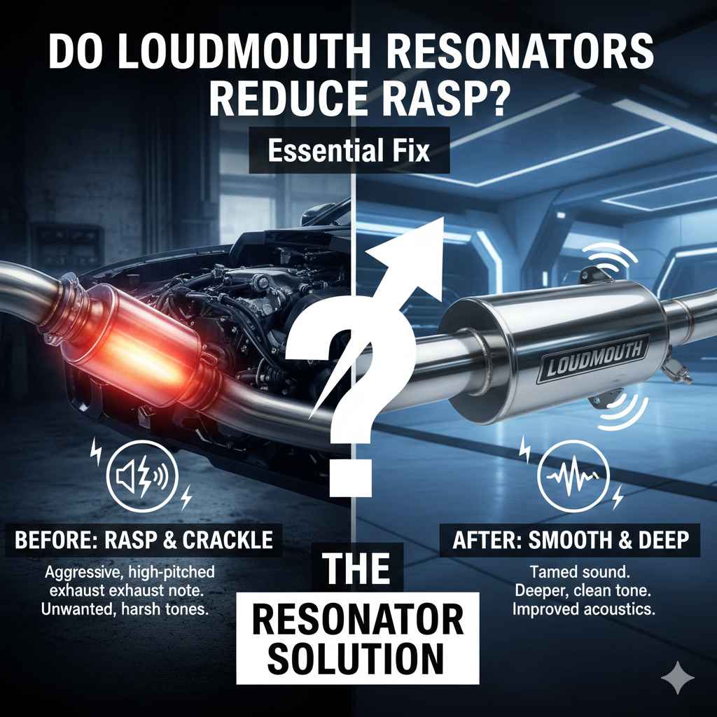 Do Loudmouth Resonators Reduce Rasp