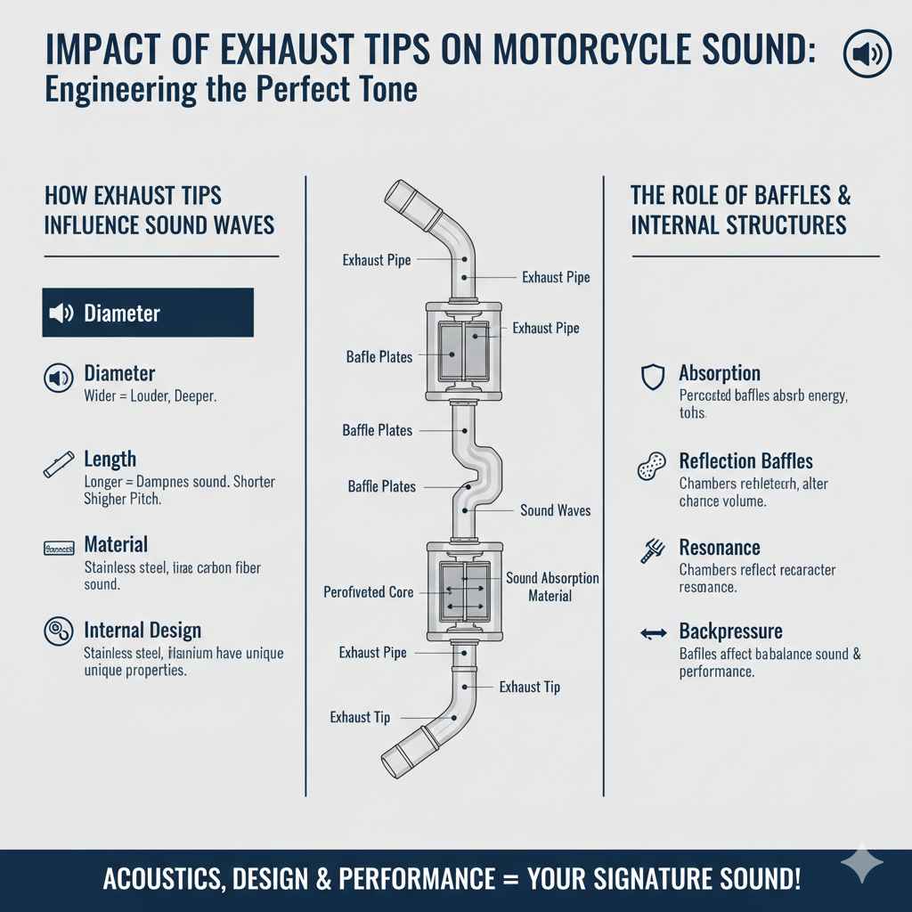Impact of Exhaust Tips on Motorcycle Sound