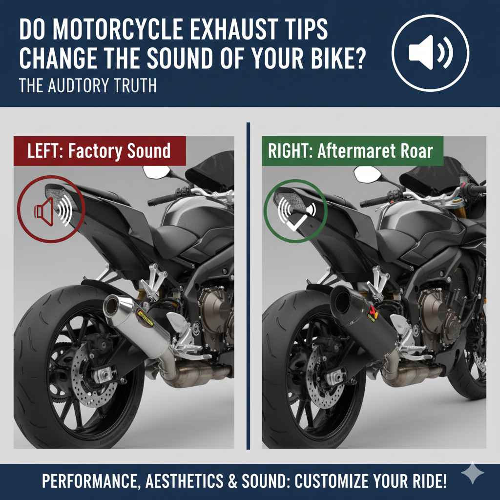 Do Motorcycle Exhaust Tips Change the Sound of Your Bike