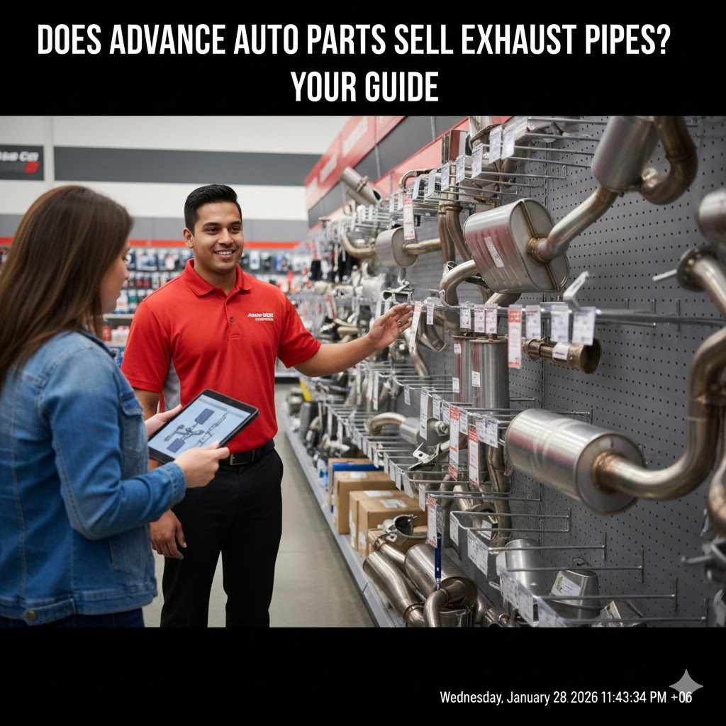 Does Advance Auto Parts Sell Exhaust Pipes
