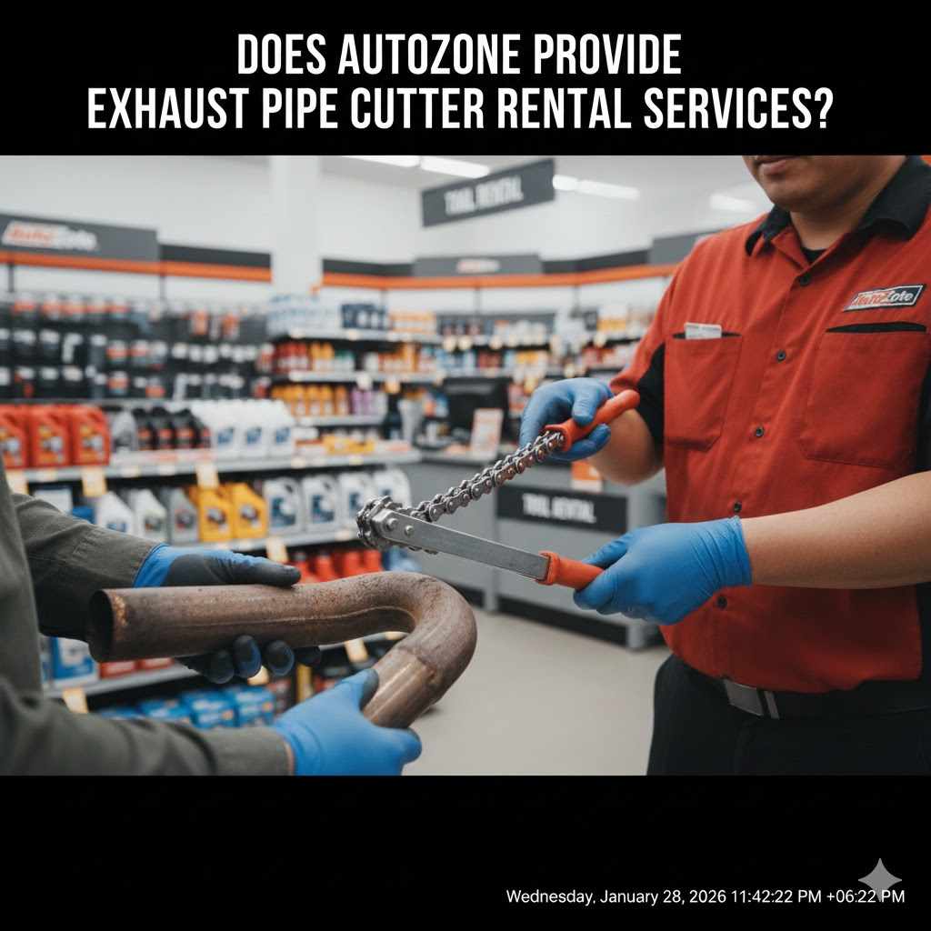 Does AutoZone Provide Exhaust Pipe Cutter Rental Services